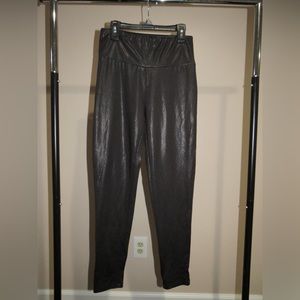 No Comment - Black skinny leg cut high rise waist leggings